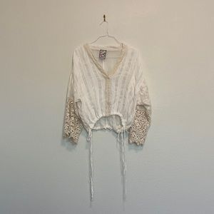 Johnny Was Embroidered Blouse